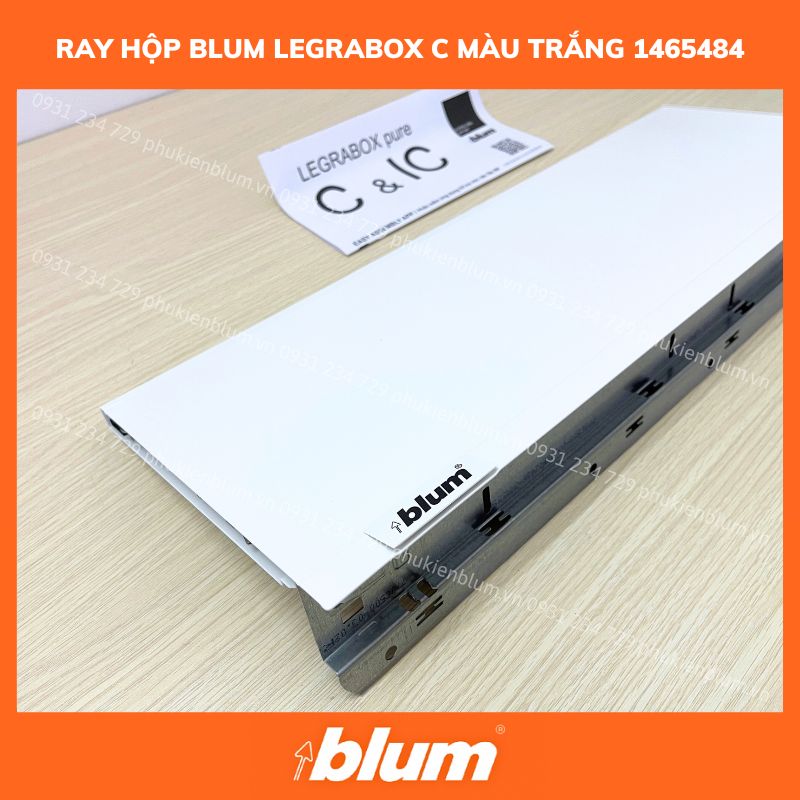 Ray Hộp Blum LEGRABOX C cao 177mm Trắng 1465484 770C5002S FA-01 6 RAY HOP BLUM LEGRABOX C MAU TRANG 1465484 phukienblum.vn 6