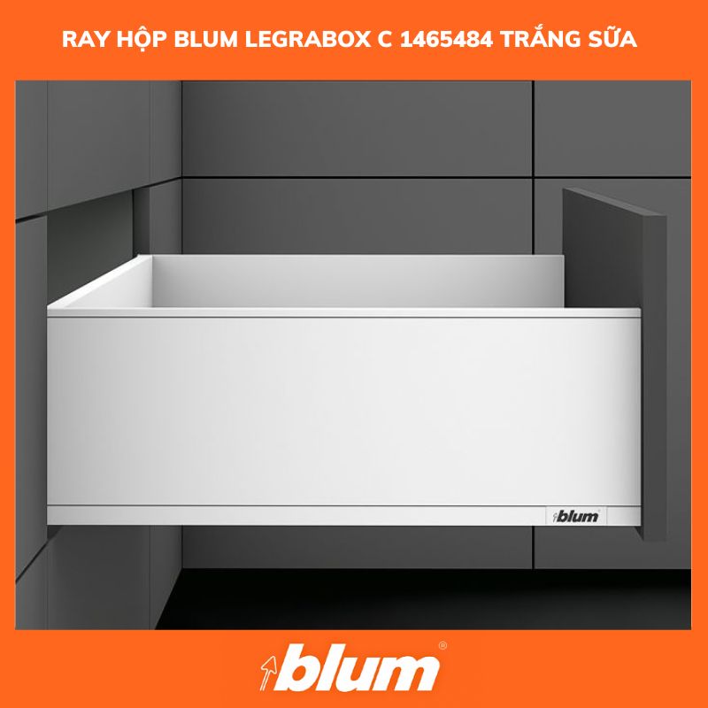 Ray Hộp Blum LEGRABOX C 1465484 Trắng Sữa Ray Hop Blum LEGRABOX C 1465484 Trang Sua
