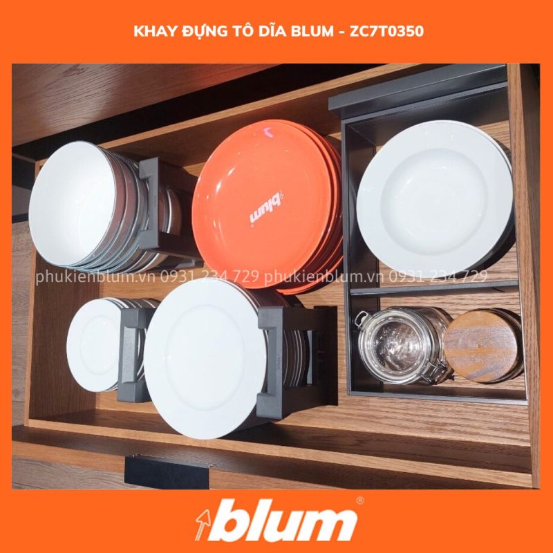 Khay Đựng Tô Đĩa Blum AMBIA-LINE ZC7T0350 1366848 6 1366848
