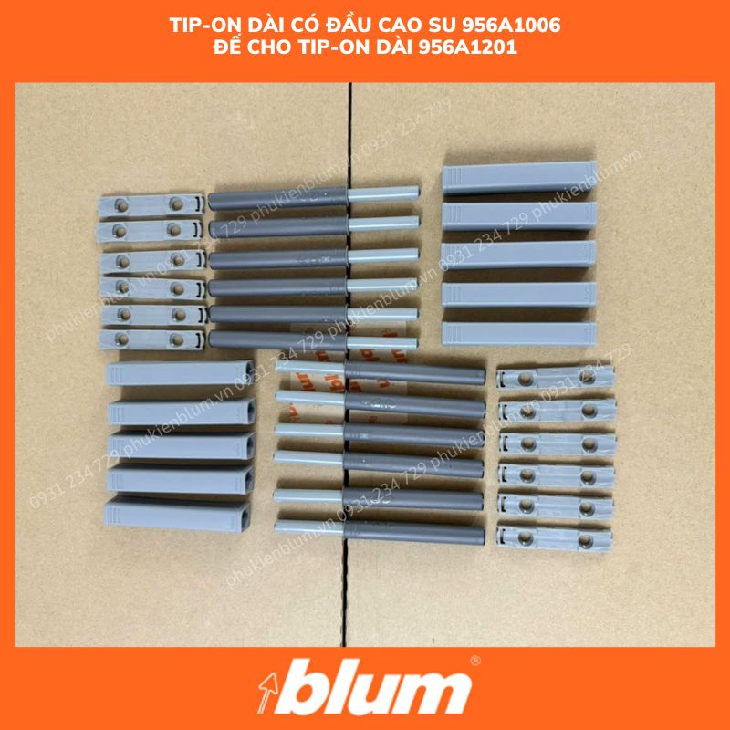 Đế Cho Nêm Nhấn Dài Blum 956A1201 4722188 Màu Xám 5 36