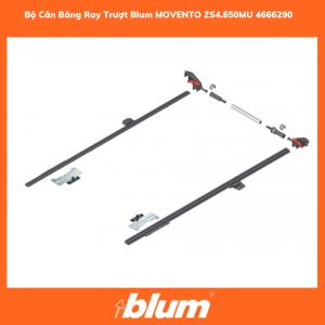 Bộ Cân Bằng Ray Trượt Blum MOVENTO ZS4.650MU 4666290 MERIVOBOX/ LEGRABOX
