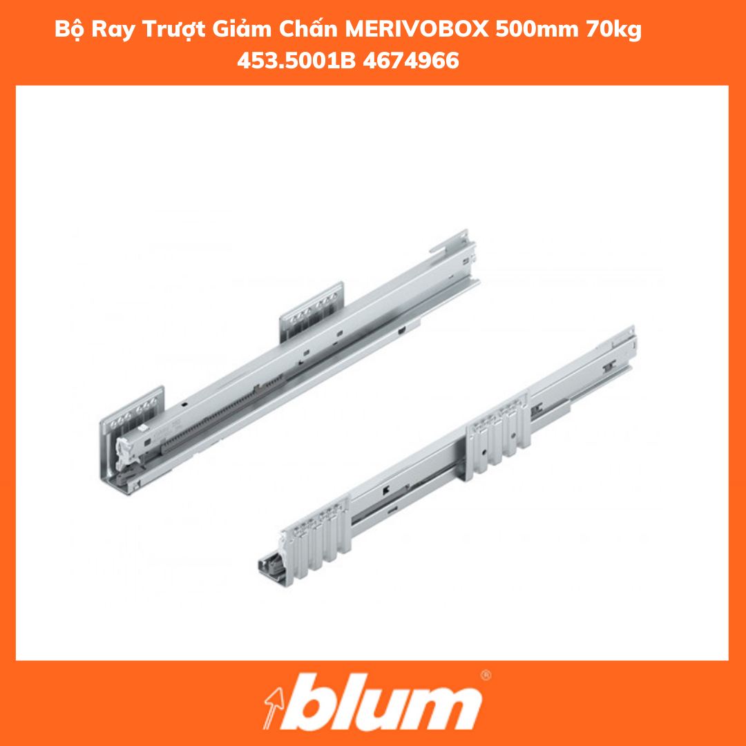 Bộ Ray Trượt Giảm Chấn MERIVOBOX 500mm 70kg 453.5001B 4674966 Bo Ray Truot Giam Chan MERIVOBOX 500mm 70kg 453.5001B 4674966