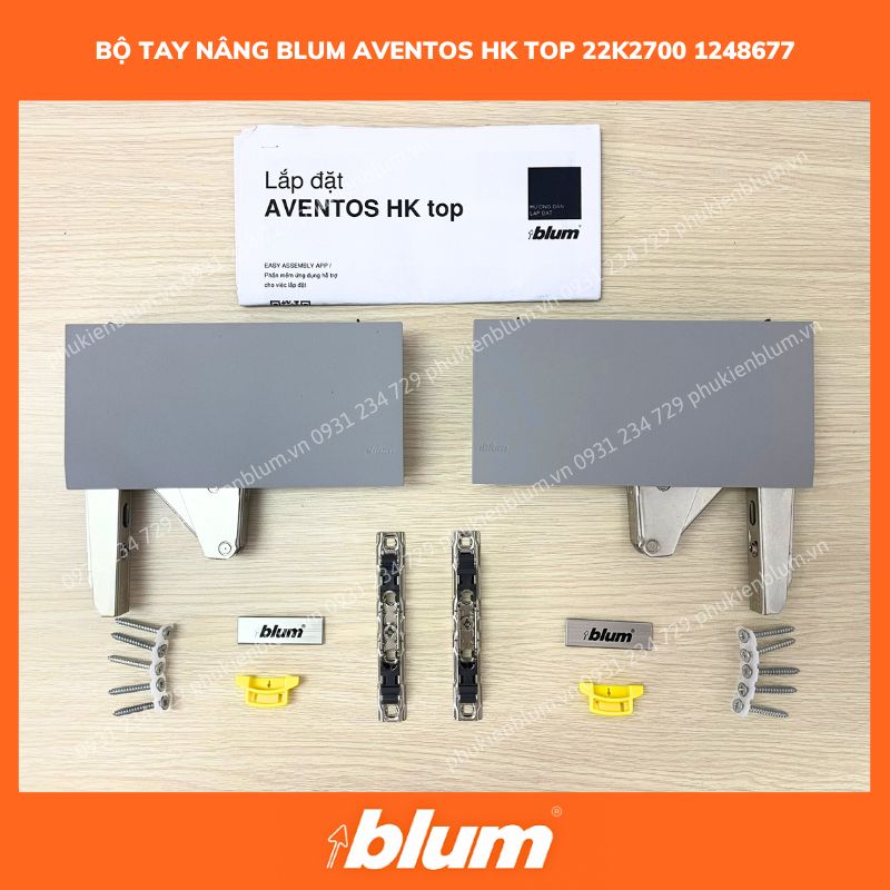Bộ Hộp Lực Blum AVENTOS HK 22K2700 Xám 1248677 18 Bộ Hộp Lực Blum AVENTOS HK