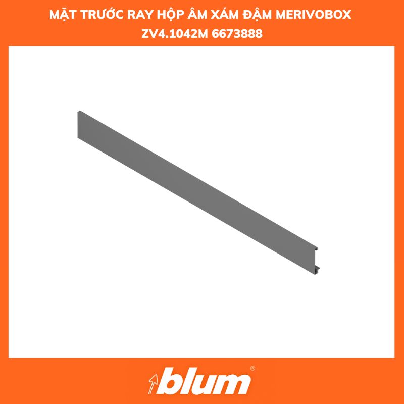 Mặt Trước Ray Hộp Âm xám đậm MERIVOBOX ZV4.1042M 6673888 Mat Truoc Ray Hop Am xam dam MERIVOBOX ZV4.1042M 6673888