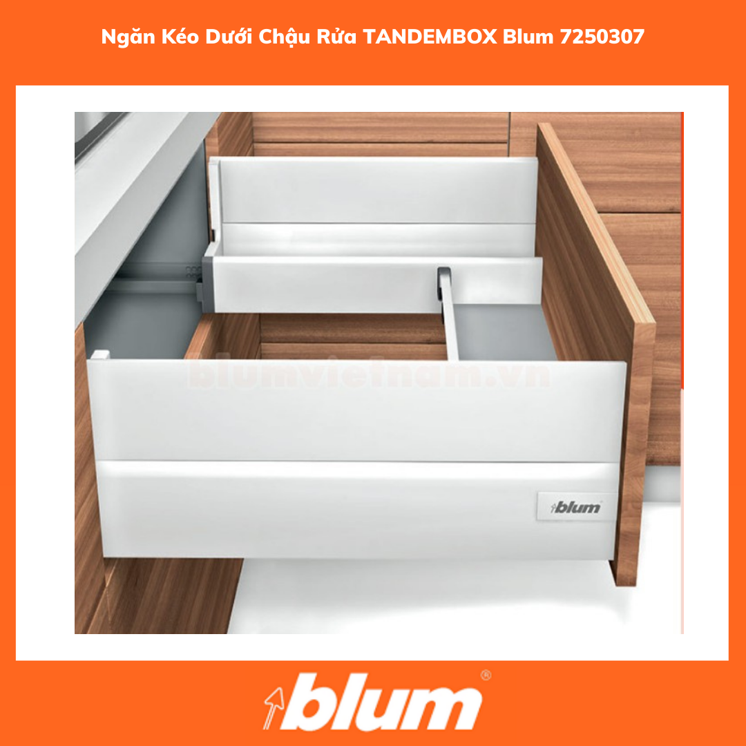Ngăn Kéo Dưới Chậu Rửa TANDEMBOX Blum 7250307 Ngan Keo Duoi Chau Rua TANDEMBOX Blum 7250307