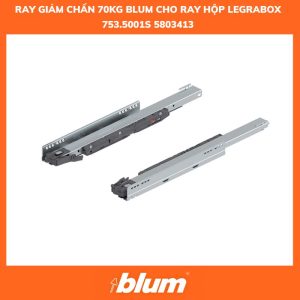 Ray Giảm Chấn 70kg 500mm Blum 753.5001S 5803413 LEGRABOX