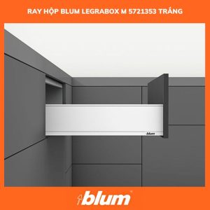 Ray Hộp Blum LEGRABOX M 90.5 mm Trắng 5721353 770M5002S SK-01