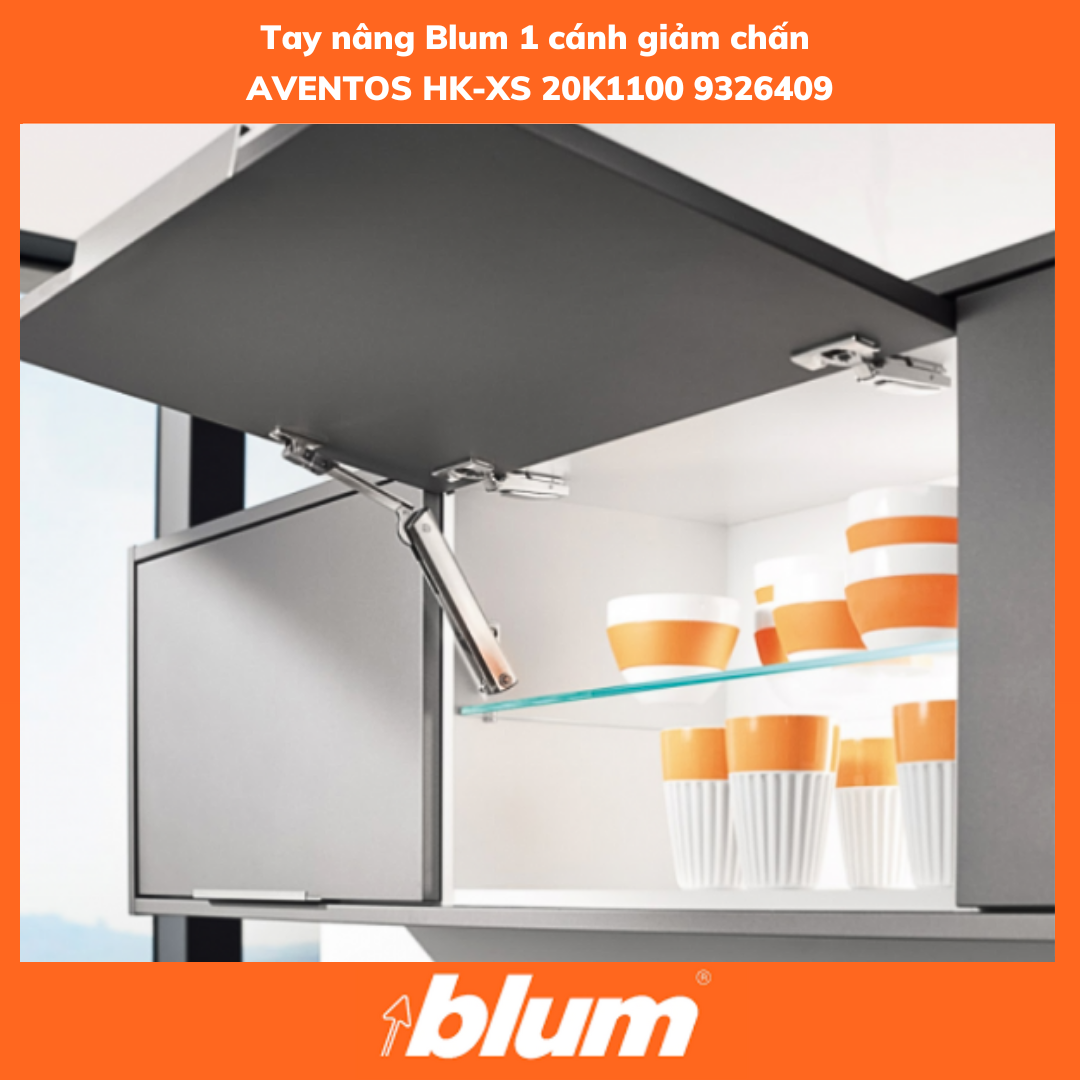 tay nâng Blum 1 cánh giảm chấn AVENTOS HK-XS 20K1100 9326409