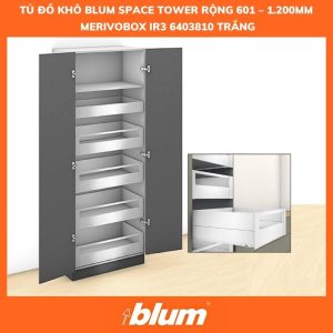 Tủ Đồ Khô Blum SPACE TOWER MERIVOBOX IR3, 6403810, Trắng