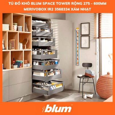 Tu Do Kho Blum SPACE TOWER Rong 275 600mm MERIVOBOX IR2 3568334 Xam Nhat 600x600 1