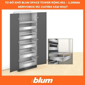 Tủ Đồ Khô Blum SPACE TOWER MERIVOBOX IR2, 2147894, Xám Nhạt