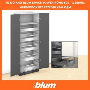 Tủ Đồ Khô Blum SPACE TOWER MERIVOBOX IR2, 7572086, Xám Đậm