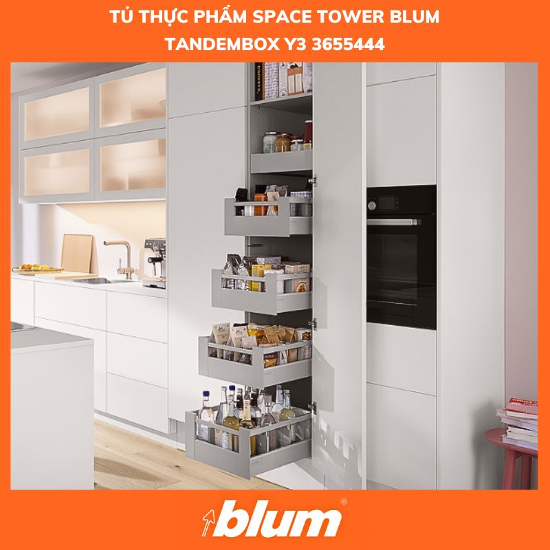 Tủ Thực Phẩm SPACE TOWER TANDEMBOX Y3 Blum 3655444 Tu Thuc Pham SPACE TOWER TANDEMBOX Y3 Blum 3655444