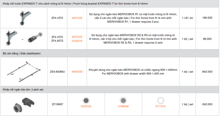 Khớp Nối Ngăn Kéo Âm Blum ZI7.0M07 5788666 màu xám 1 khop noi ngan keo am blum merivobox zi7 0m07 9717615 trang01686715626 1