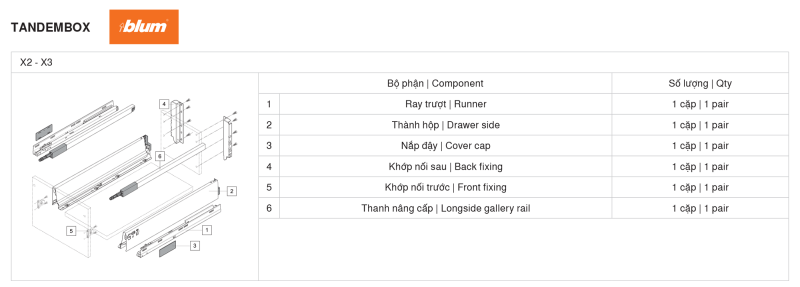 Ray Hộp Blum TANDEMBOX Chiều Cao C X2 1634178 5 ray hop blum tandembox chieu cao c x2png 3