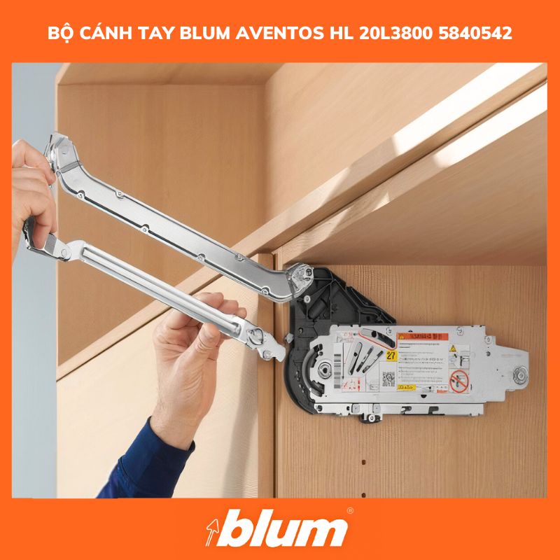 BỘ CÁNH TAY BLUM AVENTOS HL 20L3800 5840542 BO CANH TAY BLUM AVENTOS HL 20L3800 5840542
