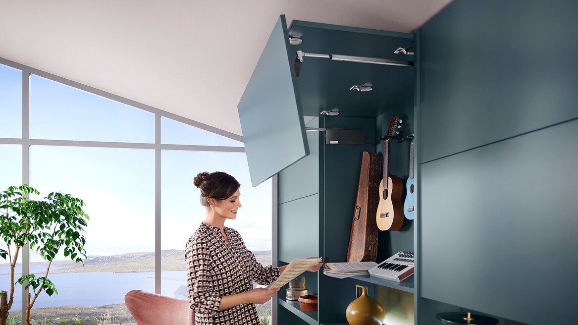 Khám Phá 5 Loại Tay Nâng Cánh Tủ Mới Của Blum
