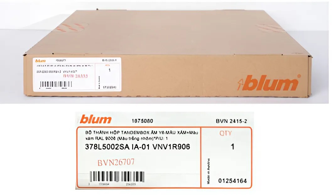 CÁCH PHÂN BIỆT PHỤ KIỆN BLUM CHÍNH HÃNG 5 CÁCH PHÂN BIỆT PHỤ KIỆN BLUM CHÍNH HÃNG