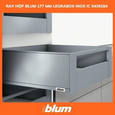 So sánh ray hộp Blum Legrabox và Merivobox có gì khác biệt? 18 Ray Hop Blum 177 Mm LEGRABOX Inox IC 5439184 600x600 1