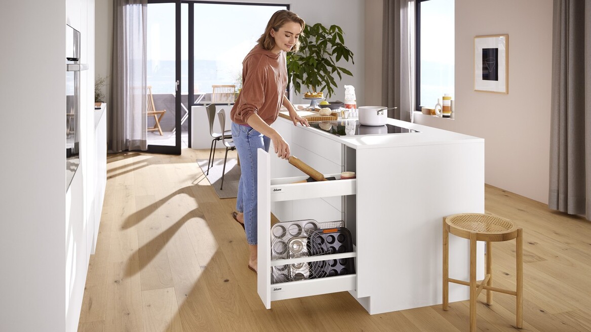 Khay Gia Vị & Khay Đựng Muỗng Đũa Blum – Bộ Đôi Gọn Gàng Cho Tủ Bếp Hiện Đại 1 hep