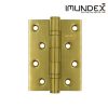 Bản lề lá 2 bi 102x76x3.0mm 701.12.170 Imundex màu vàng