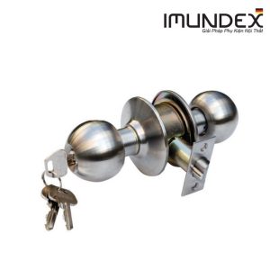 Tay nắm tròn 1 đầu bấm và 1 đầu chìa Imundex 704.13.165