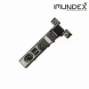 Bản lề tủ lắp cài có giảm chấn cho cửa khung nhôm kính Imundex 7171109