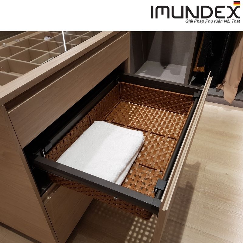Rổ quần áo, có ray giảm chấn Imundex 7902101 1 Rổ quần áo, có ray giảm chấn Imundex 7902101
