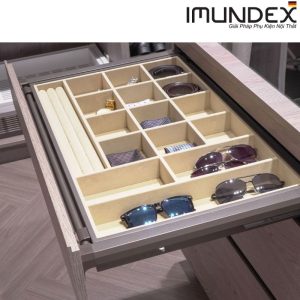 Khay nữ trang, có ray giảm chấn Imundex 7904101