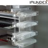 Kệ quần áo 4 tầng với ray giảm chấn Imundex 7906001
