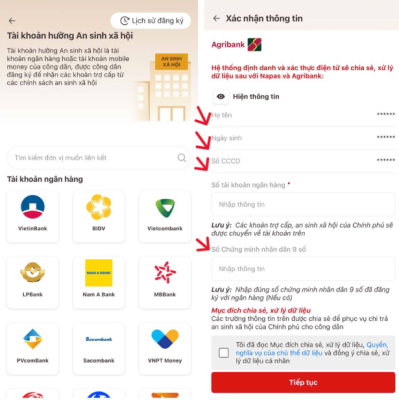 Hướng dẫn cách liên kết tài khoản ngân hàng với VNiED để nhận 100k 2/9 5 Anh chup man hinh 2025 08 29 155936