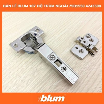 Phân biệt bản lề Blum trùm hết trùm nữa lọt lòng đơn giản nhất 2 BAN LE BLUM 107 DO TRUM NGOAI 75B1550 4243508 phukienblum.vn 5