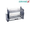 Giá bát nâng hạ 700mm khung rổ Inox 304 nan Oval GrandX XL.70M2