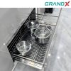 Giá xoong nồi 700mm Inox 304 nan Oval GrandX XP.70M