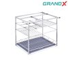 Giá gia vị 250mm rổ, ray, khung Inox 304 nan dẹt GrandX XS.25S2
