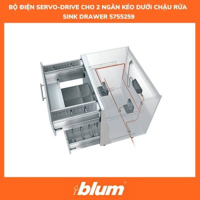 BO DIEN SERVO DRIVE BLUM CHO 2 NGAN KEO DUOI CHAU RUA SINK DRAWER 5755259 phukienblum 9 600x600 1