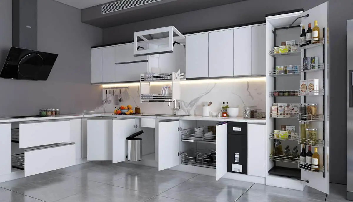 Phụ kiện tủ bếp cần có: Hướng dẫn chọn cho chủ nhà và thợ mộc 7 phu kien tu bep tai hai phong nang tam khong gian bep hien dai 6678eaf96e1bf