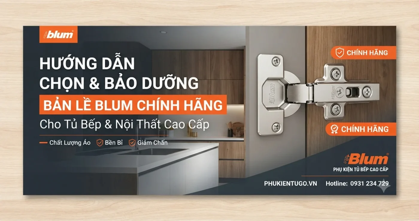 Hướng dẫn chọn và bảo dưỡng bản lề Blum chính hãng cho tủ bếp và nội thất 5 Hướng dẫn chọn lề Blum và cách bảo dưỡng lề cho nội thất luôn luôn đẹp