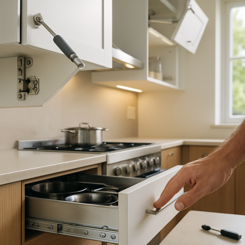 Bí quyết chọn phụ kiện tủ bếp: Tối ưu công năng, bền và tiết kiệm 7 Bi quyet chon phu kien tu bep Toi uu cong nang ben va tiet kiem