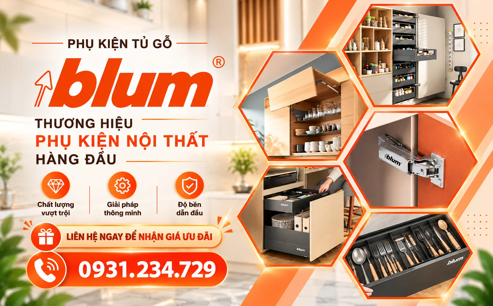 Phụ kiện tủ gỗ Homepage 1 banner blum 2810