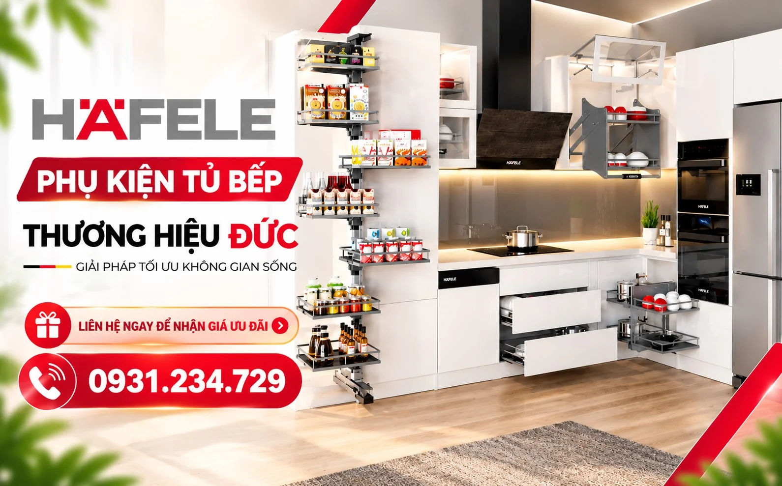 Phụ kiện tủ gỗ Homepage 2 banner hafele 2810